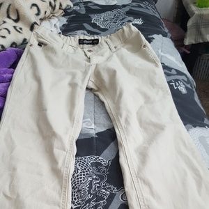 jordache girls tan pants size 14